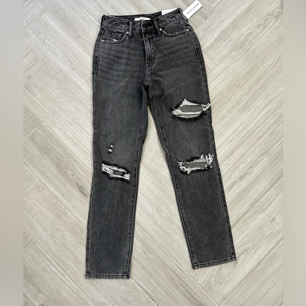 NEW PacSun Black Mom Jeans Size 22